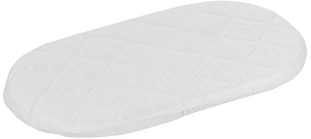 Alvi Baby-Matratze Kinderwagen, Wiege, Stubenwagen/Bezug 100% Baumwolle abnehmbar & waschbar/Komfortdicke 4cm