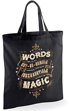 Shopper Tasche - Harry Potter - Magic - 100% Baumwolle Stofftasche - Größe 35x40 cm