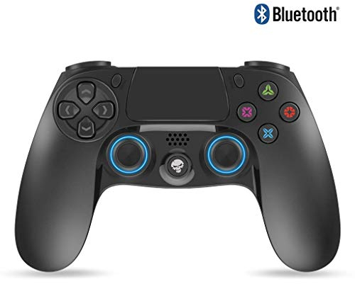 SPIRIT OF GAMER - Playstation® 4 Joystick PGP Bluetooth Mandos Gamepad Black - Inalámbrico - Controlador con Conector Jack de 3.5 mm - Recargable por USB - 12 Horas en Espera - Almohadilla Central