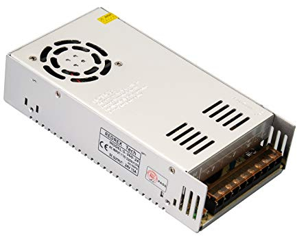 Redrex 24V 15A Fuente de Alimentación Transformador Interruptor 360W Para Impresoras 3D Tira LED Luces Proyecto Ordenador