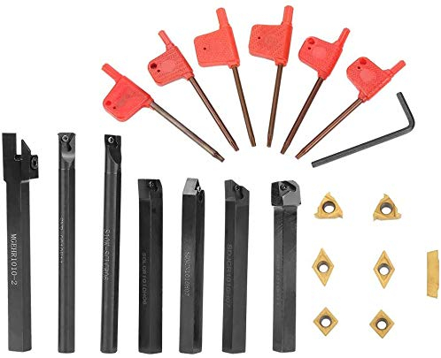 8 Stücke/Satz Drehmaschine Bohrstange Halter + T8 Wendeschneidplatten