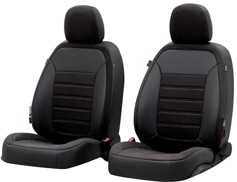 Walser Passform-Sitzbezug Bari, Schonbezug für Seat Leon ST (5F8) 09/2012-Heute, 2 Einzelsitzbezüge Sportsitze