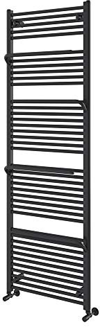 Jesse Bathroom Ladder Heated Towel Rail With Hangars Central Heating 1800 x 600- Anthracite
