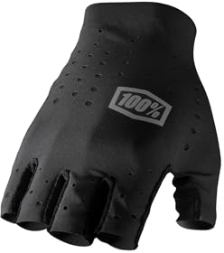 100% GUANTES Sling Bike Short Finger Gloves Black - M
