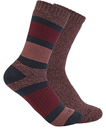 Carhartt Damen Heavyweight Crew Socken 2er Pack 1 Paar Socken (2er Pack)