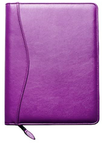 Planner Pad 7 Ringe lose Blätter in Executive-Größe, passend für 21,6 x 27,9 cm große Planerseiten, pflaumenfarben