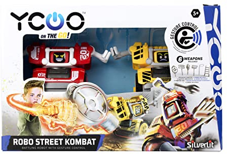 Bizak Hand Control Battle Robot Robots Luchadores con Control por Movimientos, Mueve tu puño de 6 Formas Diferentes y controla tu Robot para Diferentes acciones, a Partir de 5 años (62008067)