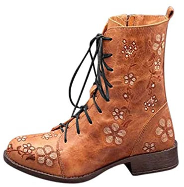 Kurzschaft Stiefel Damen Schuhe Herbst Winter Schlupfstiefel Cowboystiefel Wasserdicht Damen-Boots Stiefeletten Sockenstiefel Cowboy Chelsea Halbhohe Stiefel Boots Keilstiefeletten Fersenstiefel