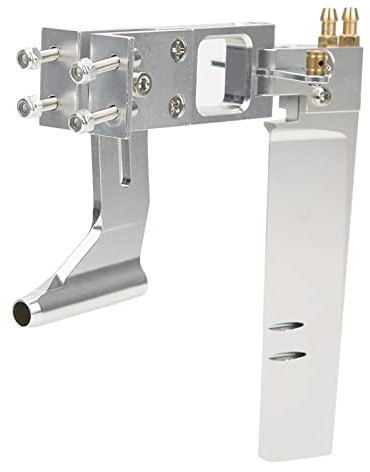 Agatige Ensemble de gouvernail de Bateau RC, Arbre Flexible en Alliage d'aluminium de 0,2 Pouces avec Jeu de Supports Ensemble de gouvernail intégré de 4,3 Pouces Pièces de Bateau RC
