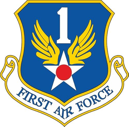 U24 Aufkleber U.S. 1st Air Force 10 x 10 cm Autoaufkleber Sticker Konturschnitt