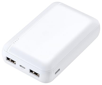 Vivanco Powerbank 10000 mAh Li-Ion USB-A, USB-C® Weiß Statusanzeige