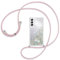 Ptny Hülle kompatibel mit Samsung Galaxy A14 5G Hülle mit Band zum Umhängen, Glitter Handyhülle Flüssig Treibsand, Handyhülle Stoßfest Silikon Transparent Hülle mit Kette für Samsung Galaxy A14 5G