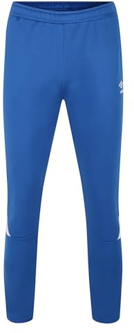 Umbro Mens Total Tapered Training Jogging Bottoms (L) (Royal Blue/White)