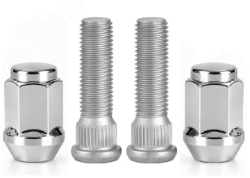 Mysttoo Radmuttern-Set M12x1.50 Kompatibel mit Dodge Grand Caravan Avenger Calibre Journey Jeep Compass Patriot Chrysler Town & Country 200 Sebring (4 Stück)