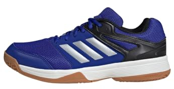 adidas Herren Speedcourt Mens Indoor Shoes Schuhe, Lucid Blue/Silver Metallic/Gum, 42 2/3 EU
