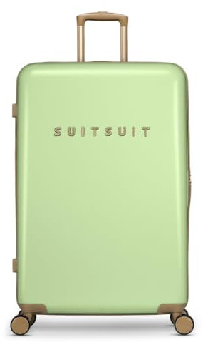 SUITSUIT Fusion – Großer Reisekoffer – Check-in Koffer mit TSA-Schloss – 76 cm – 94L – Butterfly Green