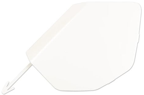 Paraurti anteriore Gancio di Traino Tappo di Copertura Traino Occhio Compatibile for Nissan Qashqai J11 Accessori 2019 2020 2021 622A0-DF60A-B151(White Driver Side)