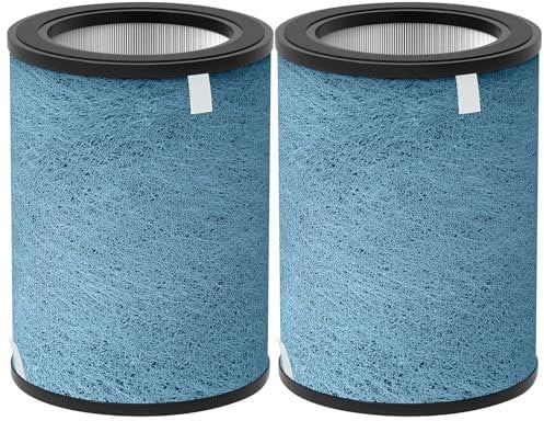 CHAMONNY Filtro de repuesto HP302 neverchange, compatible con purificador de aire Shark HP301, HP302, HP202, HP201, HP232, HC501, HC502 MAX, parte #HE2FKBAS, HE2FKBASMB, HE2FKPET, HE2FKPRO (filtro