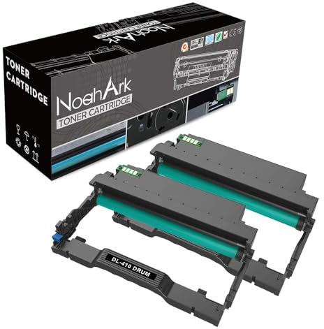 NoahArk Compatibile per DL-410 (DL410 DL 410) Unità Tamburo 12000 Pagine Utilizzo per P3018DW P3018DN P3308DW P3308DN M6708DW M6708DN M7108DW M7108DN M6808FDW M7208FDW M7308FDW (1 Confezione)