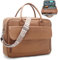 SUCIKORIO Sac Ordinateur Femme 17 Pouces, Imperméable Cuir Sac Cabas Femme Sacoche Ordinateur Portable Grand Sacs à Main Travail Femmes Sacs à Bandoulière Sacoche Enseignant Pour Les Cours, Etudiante