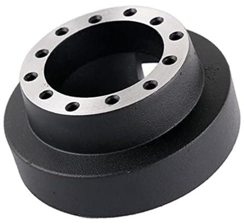 XUBOR Autorennen-Sportlenkrad-Aluminium-Nabenadapter-Boss-Kit for E30 E36 E46 3er-Reihe M3 328i 325i Lenkradnabe(Black for E46)