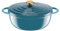 Tefal Air, olla de hierro fundido ovalado de 30 cm, olla ligera de aluminio fundido, fácil limpieza, revestimiento cerámico seguro, tapa de condensación, compatible con horno, inducción E2708904