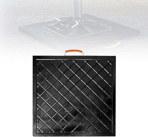 BDJSN Patins De Stabilisation De Flèche pour Grue, 30/40/50/60cm, Patins Carrés pour Béquilles De Stabilisateur avec Poignées Ergonomiques, pour Camping-Car, Camions-nacelles Et Déneigeuses