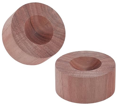WEBEEDY 2 STK. Walnussholz Ätherisches Öl Diffusor Natürlicher Holz Aromatherapie Diffusor Runde Duftdiffusoren Für Zuhause Auto Lufterfrischer Dekoration (Kleiner Zylinder)