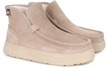 PITAS | PERTH | Botas Mujer Casual | Botín Serraje | Bota Urbana de Caña Baja | Mocasines | Náuticos de Invierno | Zapatillas Casual | Zapatos sin Cordones | Calzado Walkinpitas