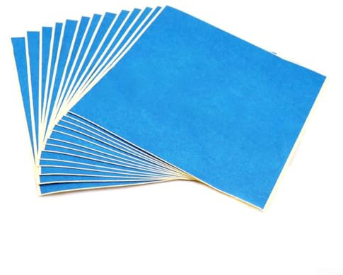 YobiLife Lot de 20 rubans de masquage bleus pour imprimantes 3D - Ruban adhésif résistant à la chaleur pour plateformes chauffantes, compatible avec les imprimantes FDM, SLA et résine (150 mm x 150 mm