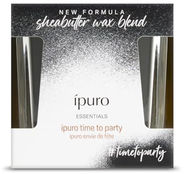 ipuro Essentials Duftkerze TIME TO PARTY 125 g - Duftkerze im Glas fruchtig mit Grapefruit, Mango & Himbeere Duft- Raumduft Kerze Brenndauer 23h - Duftkerze langanhaltend für Wohnung, Wohnzimmer