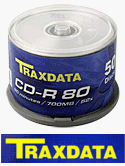 Traxdata CD-R 80MIN - Confezione da 50