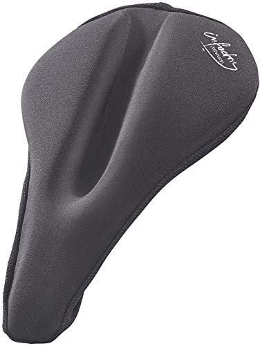 infactory Sattelauflage Fahrrad: Neopren-Sattelüberzug mit Gel-Sitzpolster für den Fahrrad-Sitz (Gel Sattelauflage, Sattelbezug, Kissen)