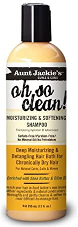 Aunt Jackie's oh so clean! 6oz - Moisturizing & Softening Shampoo by Aunt Jackie's