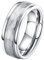 DOOSTI Partnerring/Trauring Chirurgischer Edelstahl 316L in Hammerschlag Optik- inkl. Gratis Gravur