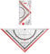 Herlitz Geometriedreieck my.pen / 25cm / mit Griff / Farbe: rot