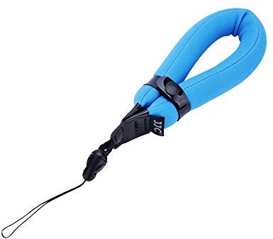 JJC Waterproof Floating Wrist Strap (Blue, Nylon or Polyester, Rope Style) for Nikon D10, GoPro HERO4/HERO3+, Olympus TG-4/TG-3/TG-2/TG-1, Sony, Pentax, Camcorders, Panasonic etc.