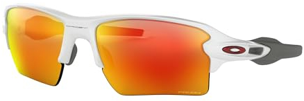 Oakley Herren Flak 2.0 XL 918893 Sonnenbrille, Weiß (Polished White/Prizmruby), 59