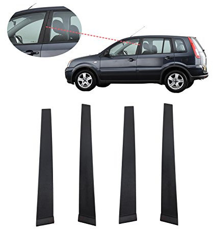 Lot de 4 garnitures de pilier avant droite gauche B pour Ford Fusion 2001 à 2013 avec éponge et anneau clipsable, 1690267, 1690268, 1473669, 1473667