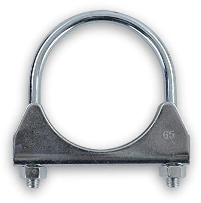 Tenzo-R 29934_4 - Abrazadera universal para tubo de escape, 65 mm, M8, 4 unidades