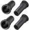 Sourcingmap 35 mm x 80 mm altavoz puerto tubo subwoofer tubo reflejo bajo Woofer Box 4 unidades