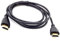 HDMI 1.4 3D Cable Multifunctional TV Ultra HD Ultra Slim Connecting Cable High Definition High Speed Line for Home Use - Black - 1m