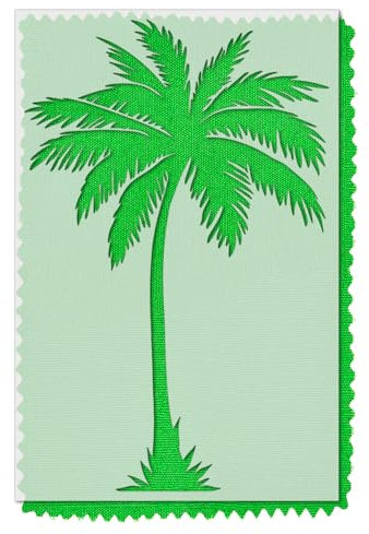 Stencil Stop Palmen-Schablone – wiederverwendbar für DIY-Projekte, Malen, Zeichnen, Basteln – 14 mm Mylar-Kunststoff (19,7 x 30,5 cm)