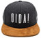 Du Hirsch Bayerisches Snapback Cap Oida Dunkelgrau Filz One Size
