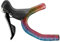 Ciclovation Halo Touch Lenkerband, Regenbogen mit schwarzen Steckern – 3620.26605