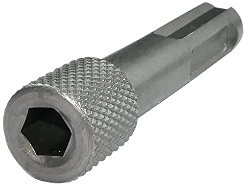 AERZETIX - C50033 - Bithalter Adapter - SDS-Plus 6.35mm (1/4'') - Länge 60mm für Bohrer/Schraubendreher - aus Stahl