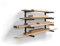 Bora Portamate Holzregal mit 4 Ebenen, Holzregal und Garagenwandaufbewahrung für den Innen- und Außenbereich, Mehrzweck-Material, Wandhalterung, Aufbewahrungssystem und Holzlagerregal, PBR-004B