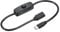 sourcing map Câble d'extension Type USB C mâle vers femelle 30 cm avec commutateur 304 noir