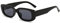 Long Keeper Sonnenbrille Damen Polarisiert - Rechteckige Sonnenbrille Vintage Polarisierte Sonnenbrille Eckig Retro Brille für Damen Herren