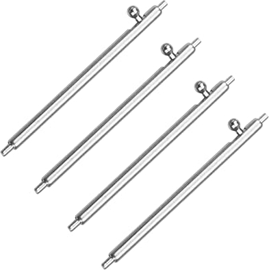 SEMINISMAR Barrettes à Ressort pour Bracelets de Montre,Tiges Barrettes Ressorts pour Fixer Réparer Bracelet Montre Entre Les Diamètre Environ,22 mm Premium Acier Inoxydable Barrett